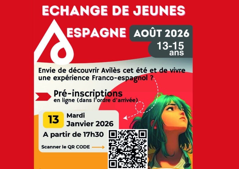 Echange de jeunes -Espagne 13/15 ans